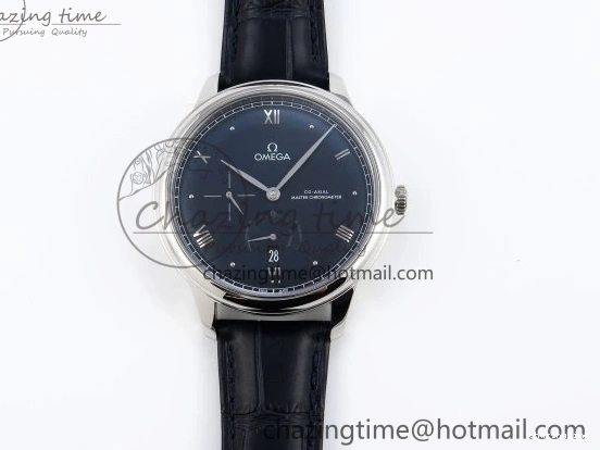 1221 De Ville Power Reserve SS MKF 1:1 Best Edition Black Dial on Black Leather Strap A Packable 7744